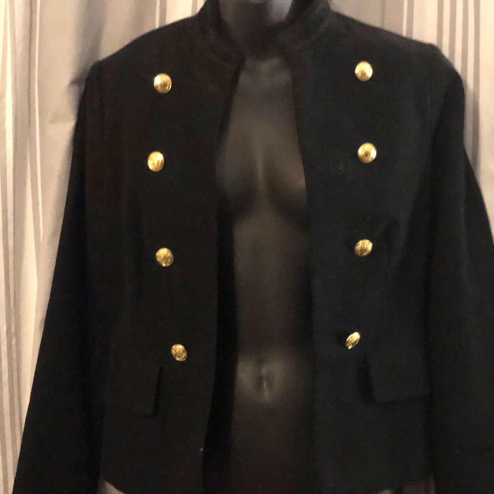 Women’s Velvet Military Style Jacket